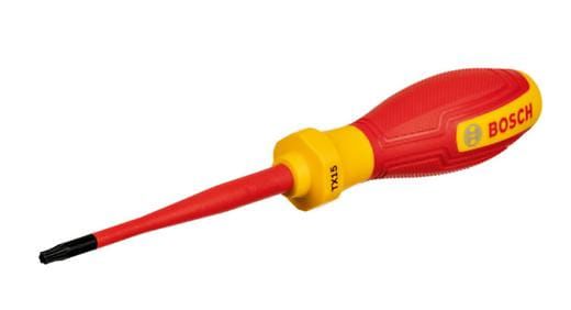 Przejdź do produktu Wkrętak torx śrubokręt VDE TX 15 x 75mm bosch 1600A02NC6