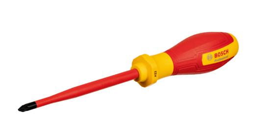 Przejdź do produktu Wkrętak krzyżowy śrubokręt VDE PZ 2 x 125mm bosch 1600A02ND2