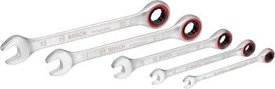 Przejdź do produktu Klucze grzechotkowe grzechotki zestaw 5 szt. bosch 1600A02Z3D