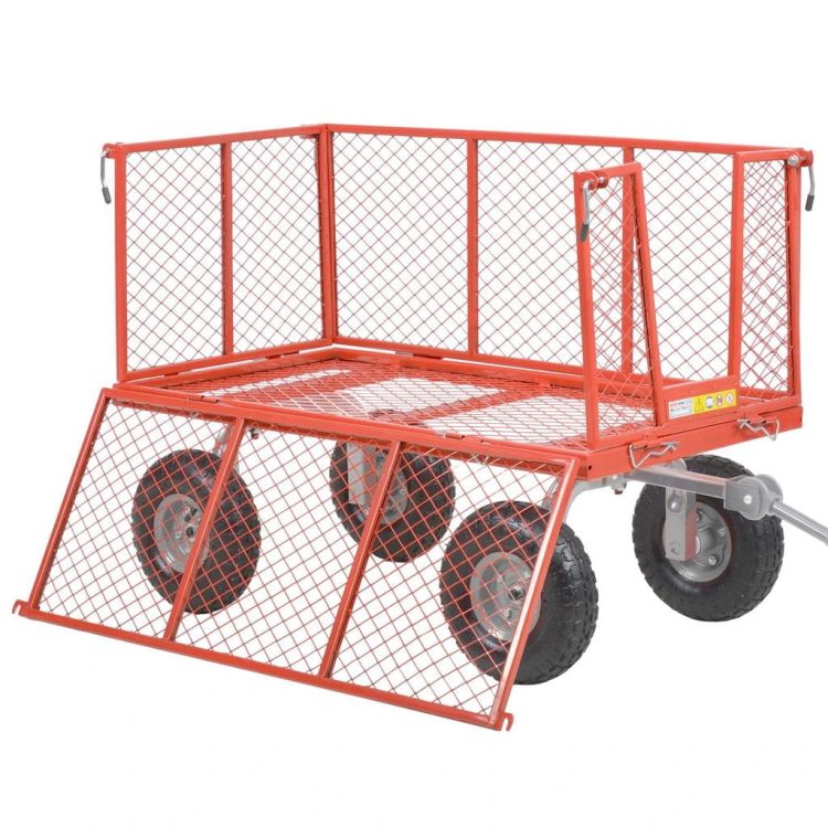 Taczka ogrodowa Hecht 52184 180 l udźwig 250 kg, zdjęcie 5