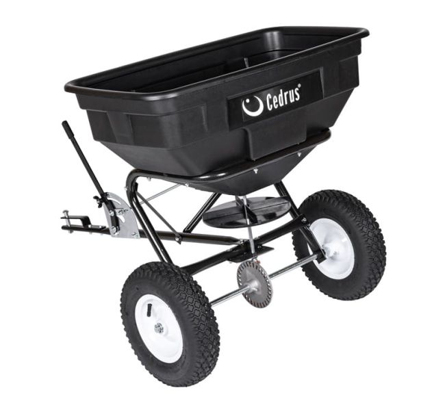 Przejdź do produktu Cedrus SP31508 rozsiewacz siewnik do traktorka 60 L rozrzutnik
