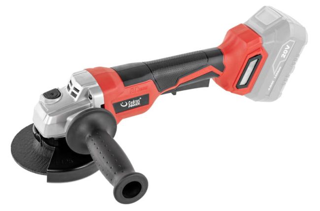 Przejdź do produktu Szlifierka kątowa bezszczotkowa 125mm 20V Cedrus AGB125Li CEDAGB125LI