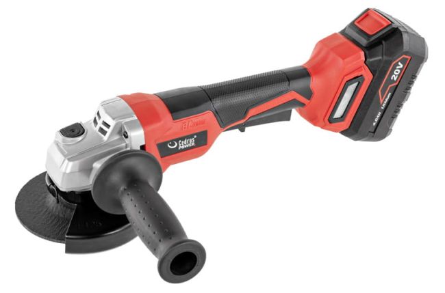 Przejdź do produktu Szlifierka kątowa bezszczotkowa 125mm 20V Cedrus AGB125Li CEDAGB125LI