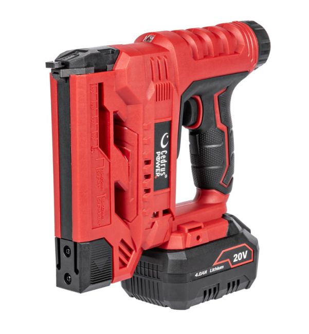 Przejdź do produktu Gwoździarka / zszywacz akumulatorowy 20V Cedrus Power+ NGLi CEDNGLI