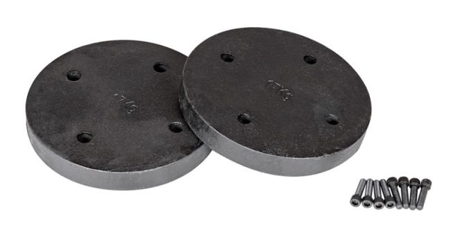 Przejdź do produktu Obciążniki kół 17kg x2 do traktorka jednoosiowego Cedrus TJ01 TJ02 CEDRTJ27