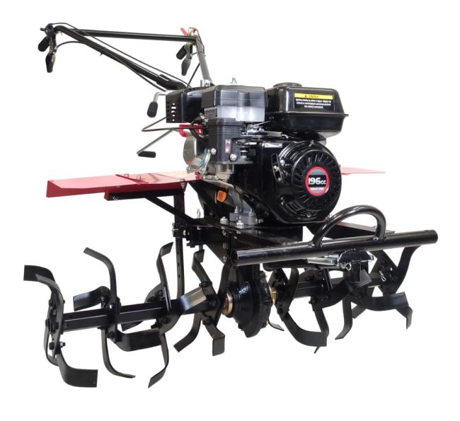 Przejdź do produktu MasterCut BK86/BK86L glebogryzarka spalinowa 77 cm Loncin 196 cm³ mocna maszyna do uprawy ziemi, ogrodów i warzywników solidna glebogryzarka 4-suwowa