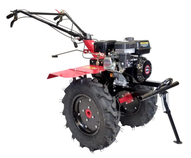 Przejdź do produktu MasterCut BK86/BK86L glebogryzarka spalinowa 77 cm Loncin 196 cm³ mocna maszyna do uprawy ziemi, ogrodów i warzywników solidna glebogryzarka 4-suwowa