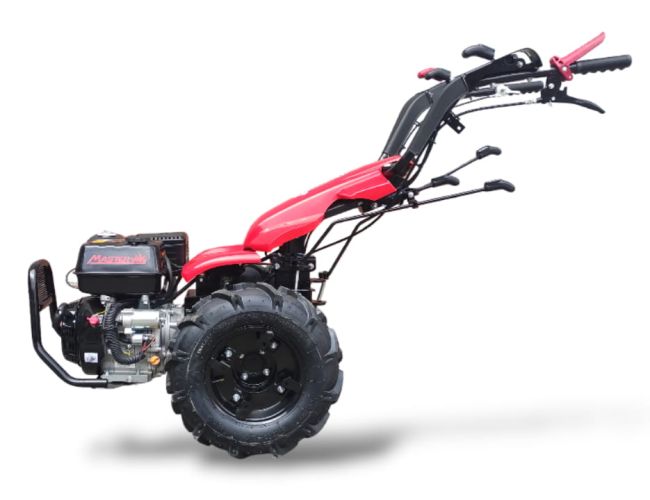 Przejdź do produktu MasterCut MC370 traktor jednoosiowy mikrociągnik Loncin G420 15 KM mocna maszyna do prac ogrodowych, rolniczych i komunalnych solidny napęd do osprzętu