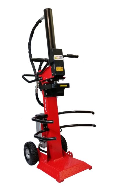 Przejdź do produktu MasterCut JT10T łuparka do drewna hydrauliczna elektryczna pionowa 3000 W 10 T mocna maszyna do rozłupywania kłód drewna opałowego i kominkowego profesjonalny sprzęt