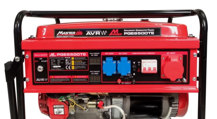 Agregat trójfazowy MasterCut PGE6500TE 5 kW 13 KM 389 cm³, zdjęcie 3