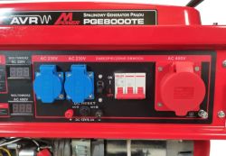 Agregat trójfazowy MasterCut PGE8000TE 7 kW 18 KM 440 cm³, zdjęcie 5