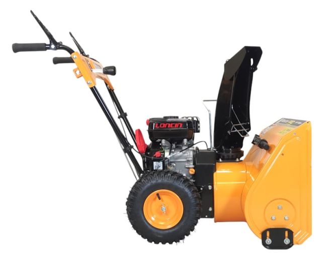 Przejdź do produktu MastersnowPro KCM24-F/G200F odśnieżarka spalinowa 61 cm z silnikiem Loncin 5,5 KM 196 cm³ dwustopniowy pług do śniegu z napędem mocny model zimowy