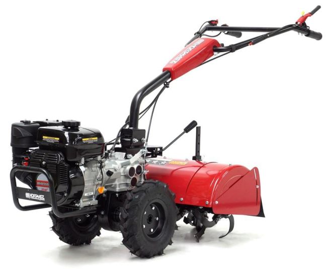 Przejdź do produktu Hortmasz HGS X520 glebogryzarka spalinowa 4-suw 6 KM 212 cm³ 80 kg mocny agregat do spulchniania ziemi, przygotowania grządek i pracy w ogrodzie profesjonalna