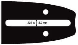 Prowadnica do pilarki 16" 3/8LP 1,3 mm 56 ogniw Everest