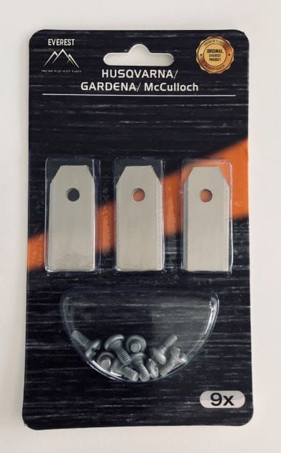 Przejdź do produktu Nóż nożyk robota koszącego automower husqvarna gardena 43mm 9szt. 33-05009
