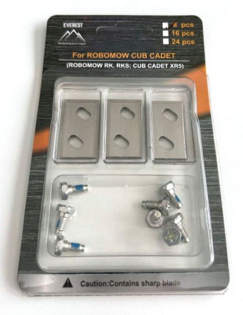 Przejdź do produktu Nóż nożyk robota koszącego automower RK RKS CUB CADET XR5 8szt. 33-25003