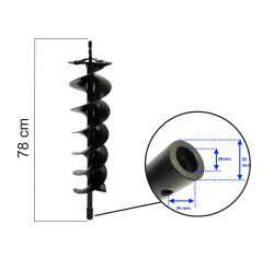 Wiertło do wiertnicy Kasei 3WT-300 150 mm 3WT-300-150, zdjęcie 2
