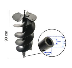 Wiertło do wiertnicy Kasei 3WT-300 250 mm 3WT-300-250, zdjęcie 2