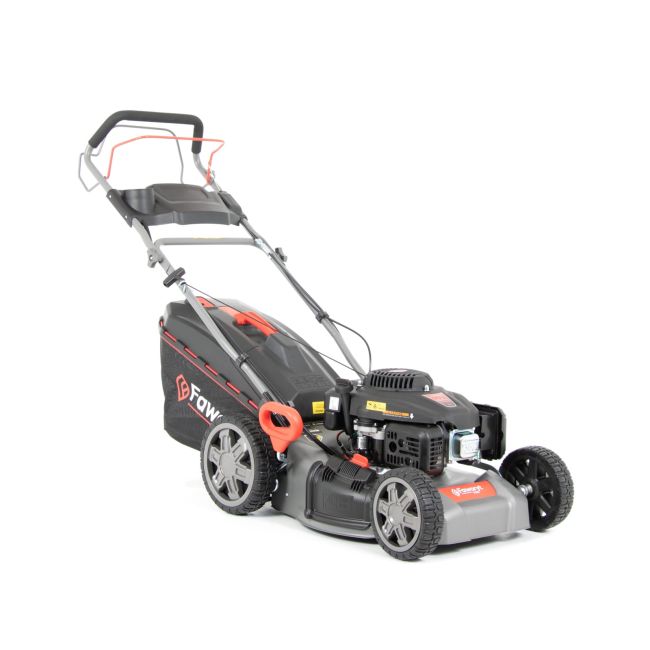 Przejdź do produktu Faworyt Pro MP46 SLE kosiarka spalinowa z napędem i elektrostartem, szerokość 46 cm, silnik Loncin 166 cm3 3,74 KM, kosiarka bez trudu poradzi sobie z powierzchniami do 1000 m² – niezależnie od ukształtowania terenu