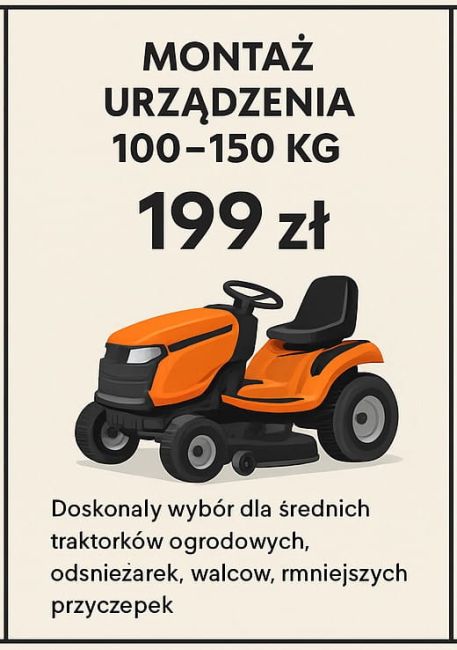 Przejdź do produktu Profesjonalny montaż urządzenia 100 - 150kg