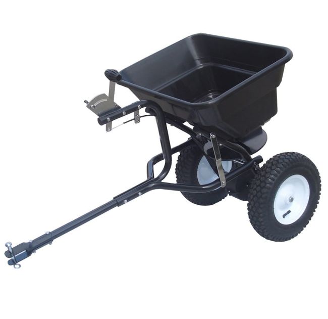 Przejdź do produktu XBITS36 rozrzutnik granulatu ciągniony 36 kg — solidny i lekki, idealny do nawożenia trawników i ogrodów, łatwy w obsłudze i skuteczny