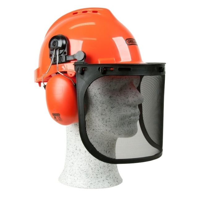 Przejdź do produktu Kask z nausznikami i siatką dla drwala Oregon Yukon 562412