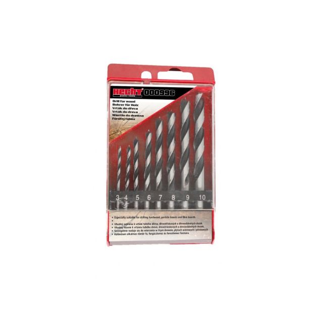 Przejdź do produktu Zestaw wierteł do drewna 8szt. 3-10mm Hecht 000996
