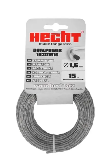 Przejdź do produktu Żyłka okrągła do kosy 1,65x15m Hecht 10301516