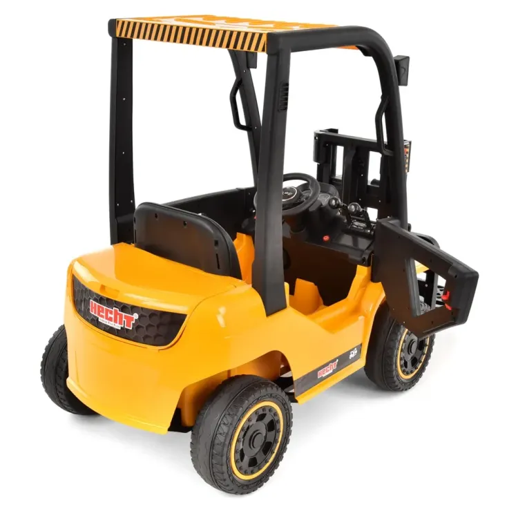 Zabawkowy wózek widłowy Hecht 52108 yellow 2x40 W, zdjęcie 6