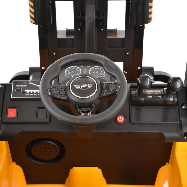 Zabawkowy wózek widłowy Hecht 52108 yellow 2x40 W, zdjęcie 7