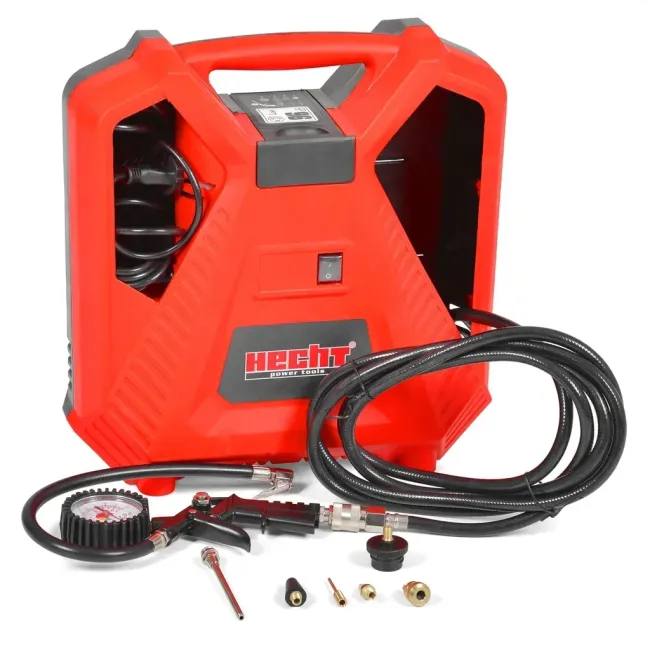 Przejdź do produktu Hecht 2888 kompresor elektryczny 1,1 kW, wydajny i cichy, idealny do prac w warsztacie, garażu i przydomowych projektach, łatwy w obsłudze i trwały