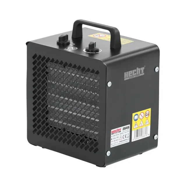Przejdź do produktu Nagrzewnica Hecht 3545 elektryczna 3000W wydajny grzejnik do hal, garaży, magazynów i pomieszczeń przemysłowych oraz domowych