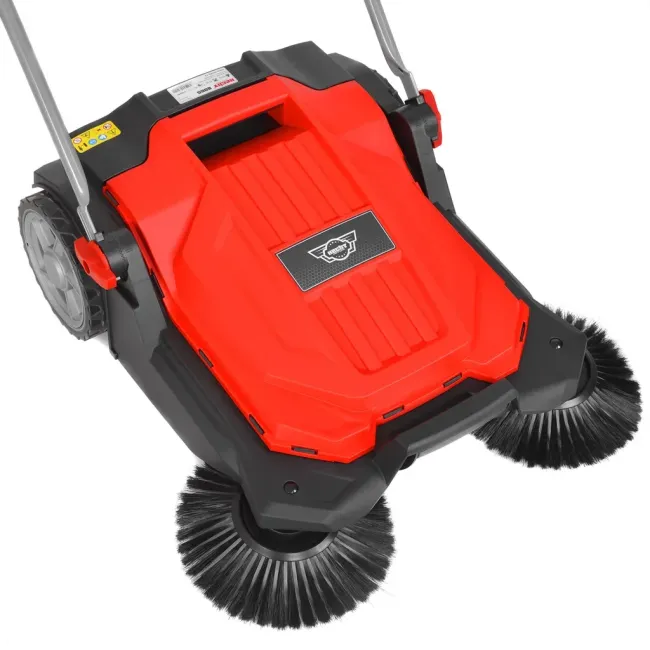 Przejdź do produktu Hecht 8065 zamiatarka mechaniczna 65 cm z dwiema szczotkami wydajna do czyszczenia chodników, podjazdów, placów, parkingów i ogrodów