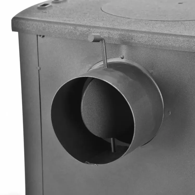 Kominek stalowy Hecht Vervis 6-7 kW z przeszklonymi drzwiami, zdjęcie 5