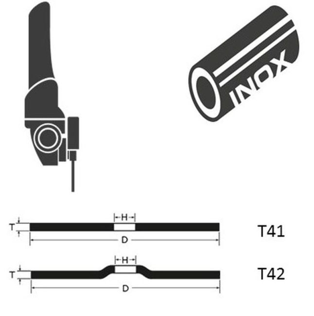 Przejdź do produktu Tarcza do cięcia stali INOX 230x2,0x22,23mm A36M T41 Beta 000760230