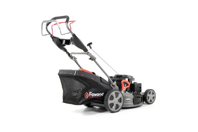 Przejdź do produktu Faworyt Pro MP56 SL kosiarka spalinowa 56 cm z napędem, mocna i wydajna, idealna do dużych przydomowych trawników, łatwa w obsłudze i trwała