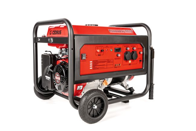 Przejdź do produktu Cedrus AG5-1F CEDAG5-1F agregat prądotwórczy generator AVR 1 faza 5500 W 10KM rato 389 cm³