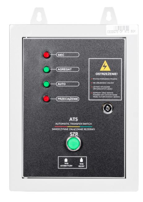 Przejdź do produktu Samoczynne załączanie rezerwy ATS / SZR agregatu DG7E-3F DG8.5E-3F ATS-DG1