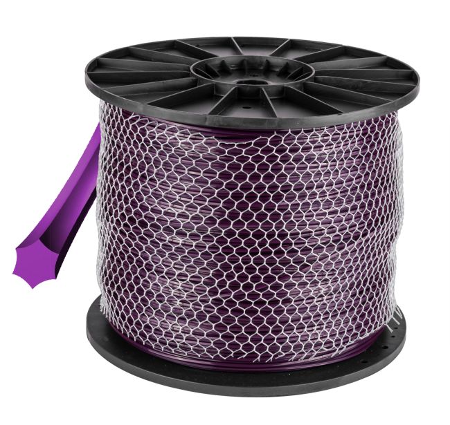 Przejdź do produktu Żyłka tnąca gwiazdka Cedrus DBPLCED23/26HL 3,0 mm x 240 m, fioletowa