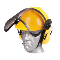 Kask z siatką i ochronnikami słuchu Cedrus DP85E VM85S EP106, zdjęcie 2
