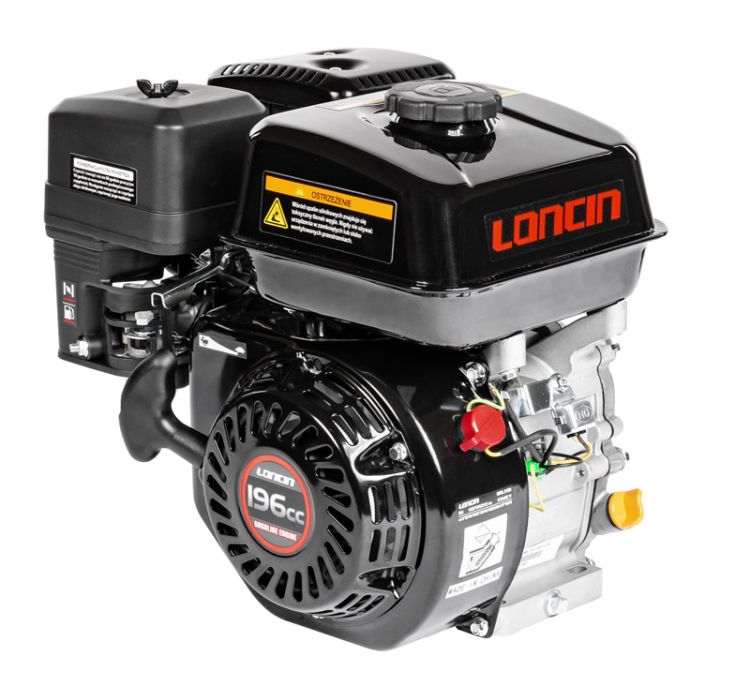 Silnik Loncin G200F-A-S wał poziomy 20x53 mm 196 cm³ 4,1 kW