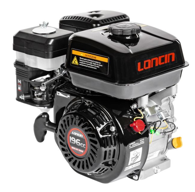 Przejdź do produktu Loncin G200F-R-M silnik wał poziomy typ R 19,05x62 mm 196 cm³ 4,1 kW mokry filtr