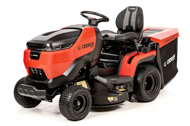 Przejdź do produktu Cedrus Premium C-TRAC-93HC traktorek spalinowy 93 cm z silnikiem 2 CYLINDROWYM Loncin LC1P91F, wydajna maszyna do koszenia i pielęgnacji trawnika