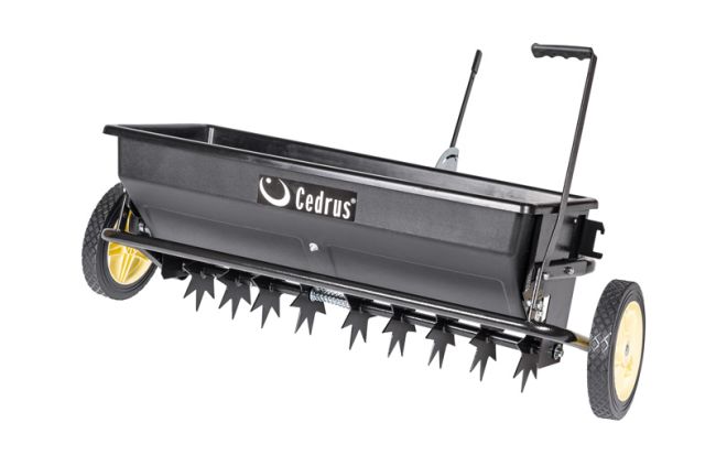 Przejdź do produktu Aerator z siewnikiem do traktorka Cedrus SP31509 81 cm