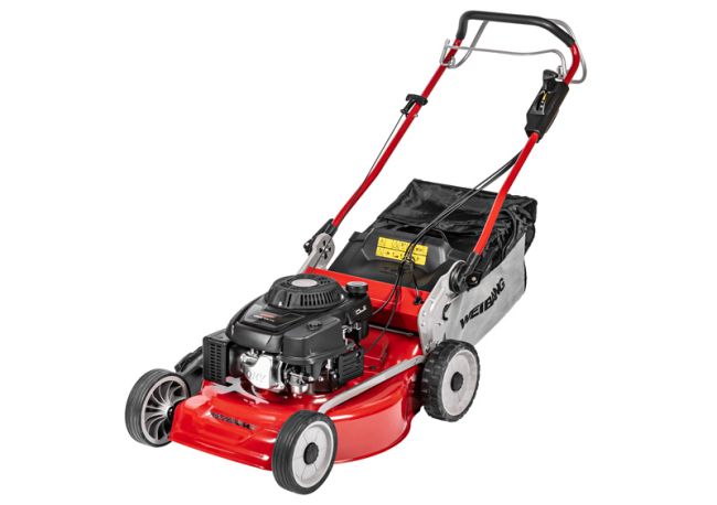 Przejdź do produktu Weibang WB537SLC 3W1 kosiarka spalinowa 53 cm z silnikiem Loncin 196 cm³, wydajna kosiarka 3 w 1 do koszenia, mulczowania i zbierania trawy