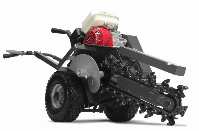 Przejdź do produktu Weibang WBTR126H koparka łańcuchowa 10,2 cm z silnikiem Honda, mocna i wydajna do prac ziemnych i ogrodowych