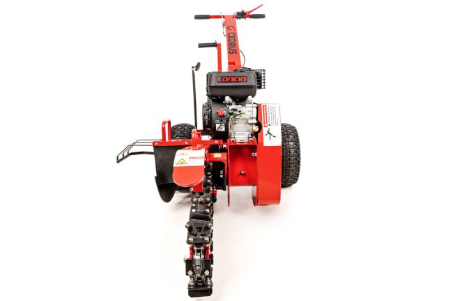Przejdź do produktu Koparka łańcuchowa 100 cm na silniku Loncin 196 cm³ Cedrus KP02 CEDKP02