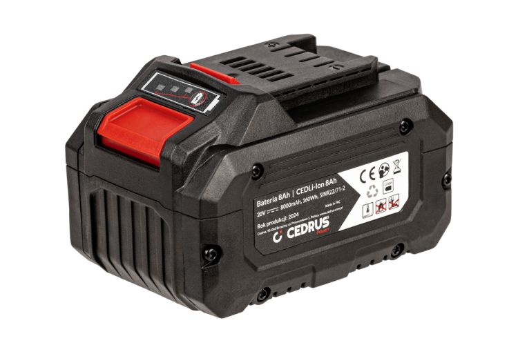 Akumulator Cedrus Power+ 20V 8Ah Li-Ion CEDLI-ION 8AH