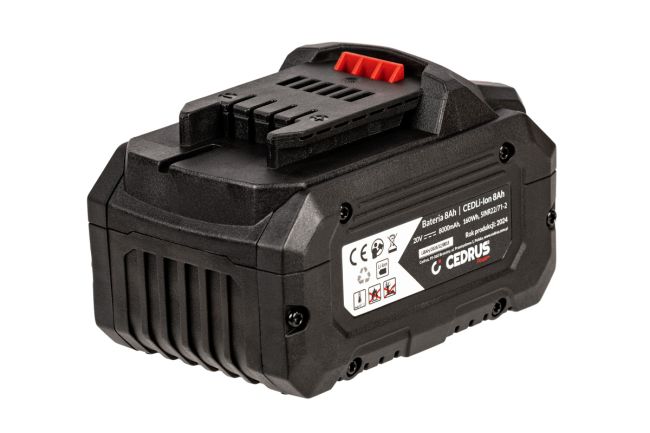 Przejdź do produktu Cedrus CEDLI-ION 8AH akumulator Li-Ion 8Ah 20V z serii Power+, bateria do urządzeń ogrodowych bezprzewodowych