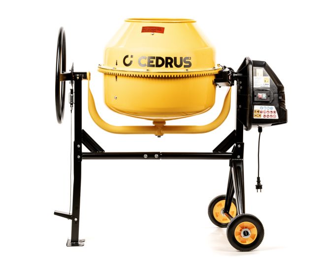 Przejdź do produktu Betoniarka elektryczna 650W z bębnem 160L Cedrus BT160 CEDBT160